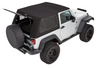 Bestop 54862-17 TrekTop Pro Hybrid Slantback Soft Top for Jeep Wrangler JK 2 Door 2007-2018