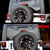 Recon 264234BK LED Tail Lights in Smoked for Jeep Wrangler JK 2007-2018