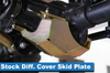 MetalCloak 6393 Stock Front Diff Cover Skid for Jeep Wrangler JL & Gladiator JT 2018+