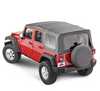 Crown Automotive RT11035T Replacement Soft Top with Tinted Windows for Jeep Wrangler JK 4 Door 2007-2009