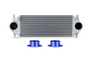 Mishimoto MMINT-BR27-21KBSL 2.7L Stock Location Intercooler Kit Black Pipes Silver Cooler for Ford Bronco 2021+