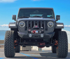 Motobilt MB1090F-MB1094 Hammer Series Front Bumper with Fog Mounts and Skid Plate for Jeep Wrangler JL & Gladiator JT 2018+