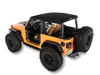 Bestop 54930-17 TrekTop Glide in Twill for Jeep Wrangler JL 2 Door 2018+