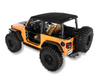 Bestop 54930-35 TrekTop Glide in Black Diamond for Jeep Wrangler JL 2 Door 2018+