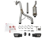aFe Power 49-48056-B Rebel Series 2.5" 409 Stainless Steel Cat Back Exhaust System for Jeep Wrangler JK 2007-2018
