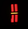 AlphaRex 680052 NOVA-Series Prismatic LED Tail Lights in Black for Toyota Tacoma 2005-2015