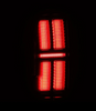 AlphaRex 680052 NOVA-Series Prismatic LED Tail Lights in Black for Toyota Tacoma 2005-2015