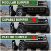 IAG Off-Road IAG-BDY-F3165 I-Line Modular Bumper OEM Version Bull Bar for Ford Bronco 2021+