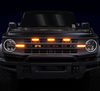 IAG Off-Road IAG-BDY-F3035 I-Line 3PC Amber Grille Light Kit for Ford Bronco 2021+