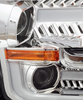 AlphaRex 880157 PRO-Series Halogen Projector Headlights in Chrome for Ford F150 2015-2017