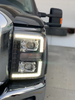 AlphaRex 880141 PRO-Series Halogen Projector Headlights in Chrome for Super Duty 2011-2016