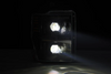 AlphaRex 880312 LUXX-Series LED Projector Headlights in Black for Ford Super Duty 2008-2010