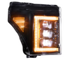 Morimoto XB LED Headlights | Amber DRL (Super Duty 2011-2016)