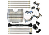 RPM Steering RPM-3037 Bolt In 3 Link Front & Double Triangulated 4 Link Rear Long Arm Upgrade for Jeep Wrangler JL 4 Door 2018+