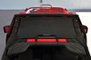 SpiderWebShade Kini Top Mounted on Jeep JK 2 Door