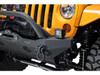 Side View of Body Armor 4x4 Front Mid-Stubby Winch Bumper Mounted on Jeep Wrangler JK