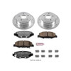 Power Stop K3090 Rear Z23 Evolution Performance 1-Click Brake Kit for Jeep Wrangler JK 2007-2016