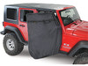 Bestop Door Storage Jacket in Use on Jeep Wrangler JK 4 Door