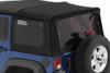 Bestop 58447-17 Tinted Window Kit for Twill Replace-A-Top NX for Jeep Wrangler JK 4 Door 2007-2009