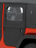 Bestop 51799-17 2-Piece Rear Soft Door in Twill for Jeep Wrangler JK 4 Door 2007-2018