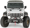 WARN 101330 Elite Series Stubby Front Bumper with Grille Guard for Jeep Wrangler JL & Gladiator JT 2018+