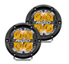 Rigid Industries 36113 360 Series Pod Light Pair in Amber Backlight