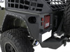 Smittybilt 76881 XRC Rear Corner Armor Fender Kit for Jeep Wrangler JK 2007-2016