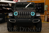 Diode Dynamics DD2290 RGBW HD LED Halos for Jeep Wrangler JL & Gladiator JT 2018+