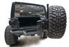 Fab Fours JL18-Y1851T-1 Off-The-Door Tire Carrier for Jeep Wrangler JL 2018+