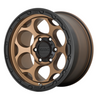 KMC Wheels KM54179050612N Dirty Harry Wheel | 17x9 | 5x5 | Matte Bronze with Black Lip