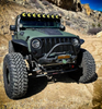 Motobilt MB1149-BB Tomahawk Front Frame Chop Bumper with Bull Guard for Jeep Wrangler JK, JL & Gladiator JT 2007+