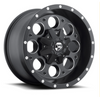 Fuel Revolver Wheel 17x9 Black with Machined Accents