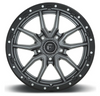 Fuel D680 Rebel Wheel 17x9 in Gunmetal with Black Ring