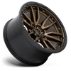 Fuel D68117907545 Rebel Wheel 17x9 5x5 in Bronze with Black Ring