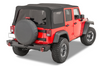 Aries 2157000 TrailCrusher Rear Bumper for Jeep Wrangler JK 2007-2018