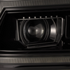 AlphaRex 880549 LUXX-Series LED Projector Headlights in Alpha Black for Ram 2500 2019+