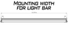 Artec JL5602 50" LED Light Bar Mounts- Hood for Jeep Wrangler JL 2018+