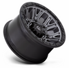 Fuel Traction Wheel 17x9 Matte Gunmetal with Black Ring