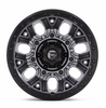 Fuel Traction Wheel 17x9 Matte Gunmetal with Black Ring