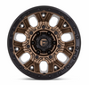 Fuel Traction Wheel 17x9 Matte Bronze with Black Ring