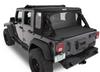 Bestop 53900-17 HalfTop Soft Top in Twill for Jeep Wrangler JK 2 Door 2007-2018