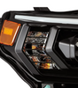 AlphaRex 880720 LUXX-Series LED Projector Headlights in Jet Black for Toyota 4Runner 2014+