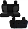 Bartact Tactical Rear Bench Seat Cover with No Arm Rest for Jeep Wrangler JL 4 Door 2018+