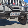 Grimm Offroad 10112 Front Bumper License Plate Mount for Rubicon Steel Bumper Jeep Wrangler JL & Gladiator JT 2018+