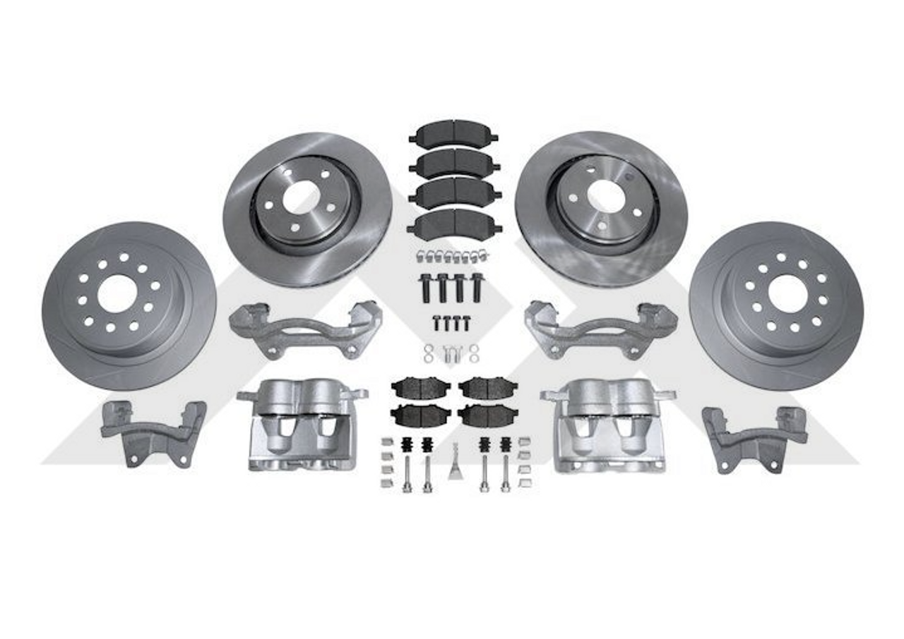 Crown Automotive RT Offroad Complete HD Big Brake Kit | Front & Rear  (Wrangler JK 2007-2018)