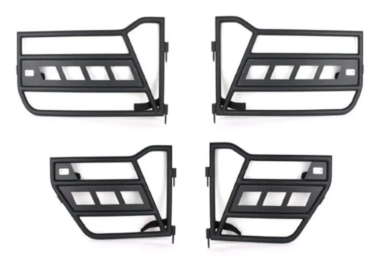 Fishbone Offroad FB24022 Front & Rear Tube Doors for Jeep Wrangler JK 4 Door 2007-2018