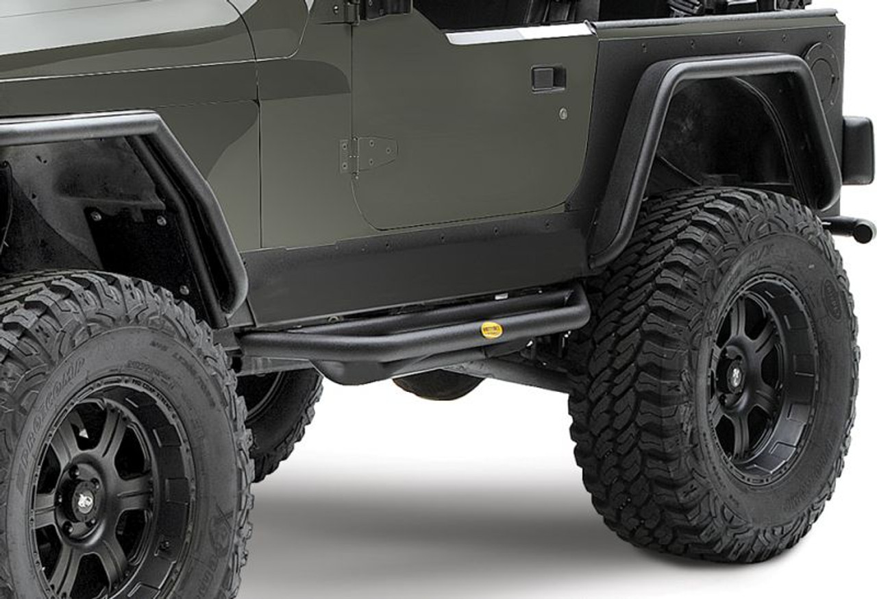 Smittybilt 76631 SRC Side Armor & Step for Wrangler TJ & YJ 1987-2006