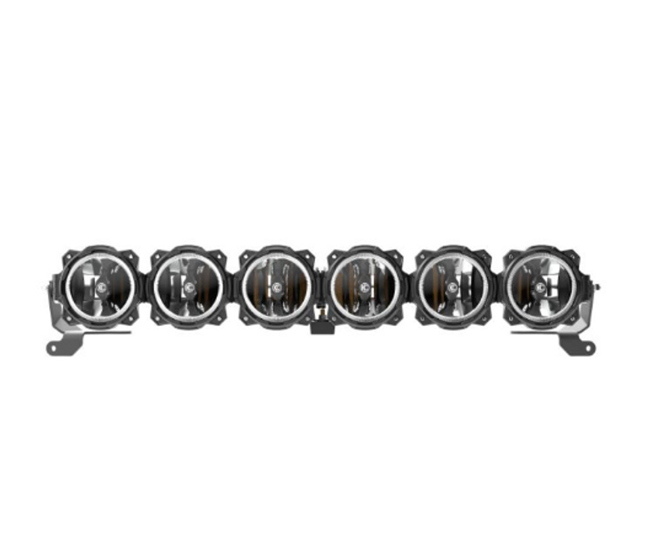 KC Hilites Gravity LED Pro 6 39 Bumper Light Bar Kit, 21+ Ford Bronco