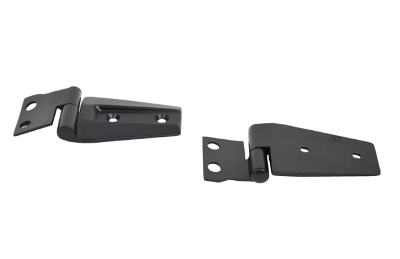 Kentrol 80572 Hood Hinge Pair in Textured Black for Jeep Wrangler JK 2007-2018