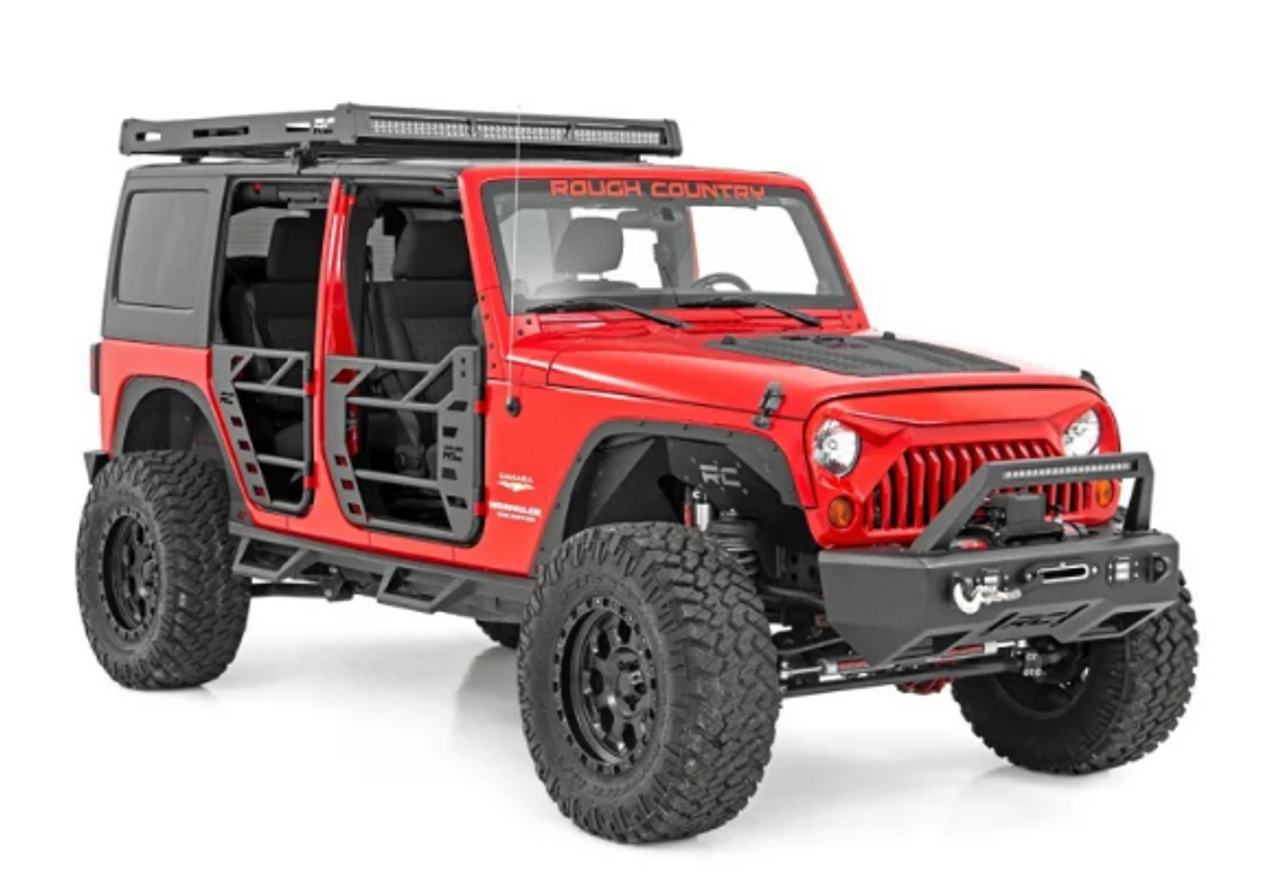 Rough Country 10524 Angry Eye Replacement Grille for Jeep Wrangler JK 2007-2018